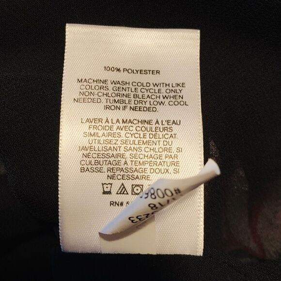 3 for $30! Express floral print long sleeve blouse. Size xs - Picture 5 of 8